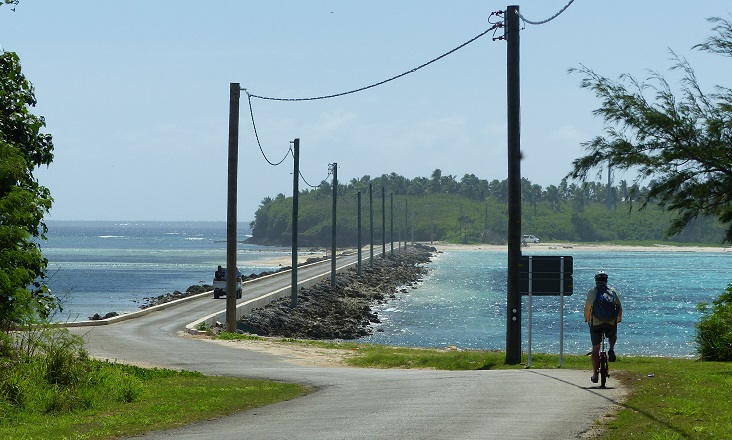 Causeway between Lifuka and Foa Islands